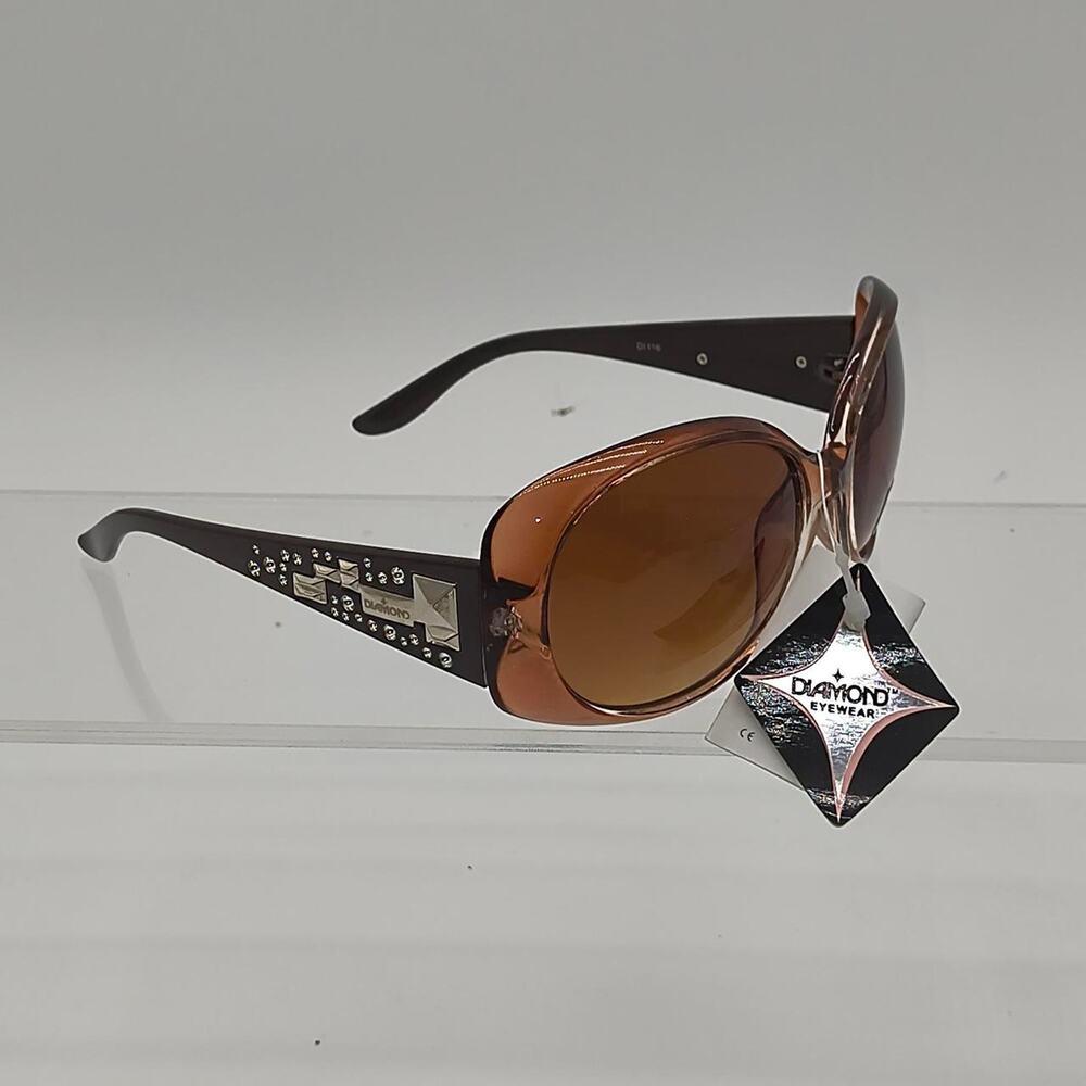 Diamond eyewear brown sunglasses with